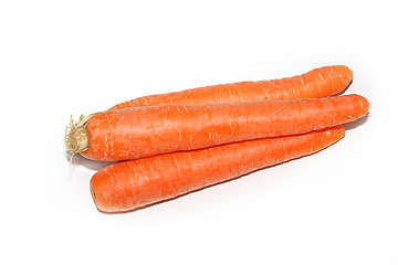 Image showing The red carrot