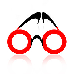 Image showing Abstract Eyeglasses