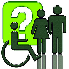 Image showing In Wheelchair