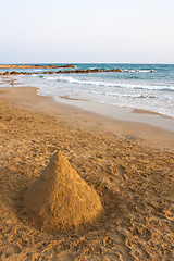 Image showing Sand castle