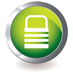 Image showing green icon lock