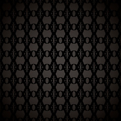 Image showing floral link wallpaper black