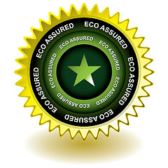 Image showing eco assured gold icon