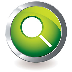 Image showing green icon magnifying