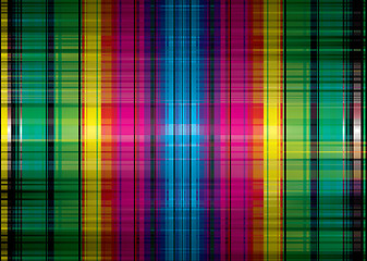 Image showing rainbow band grunge background