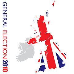 Image showing General election british white