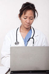 Image showing Asian woman doctor physician