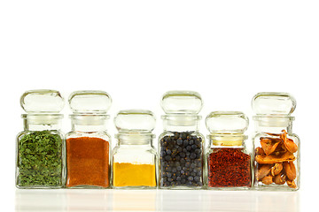 Image showing Spice jars