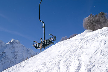 Image showing Old chair lift