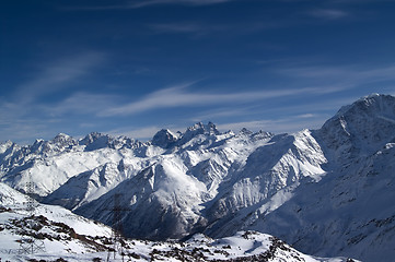Image showing Panoramic view from Elbrus