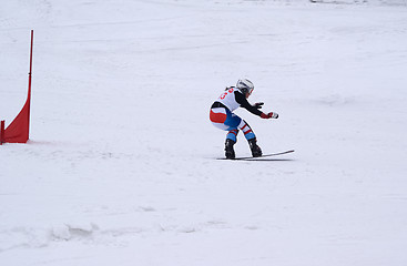 Image showing Snowboard. Competition.