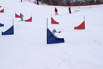 Image showing Snowboard. Competition.