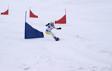 Image showing Snowboard. Competition.