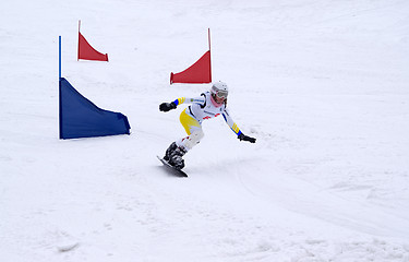 Image showing Snowboard. Competition.