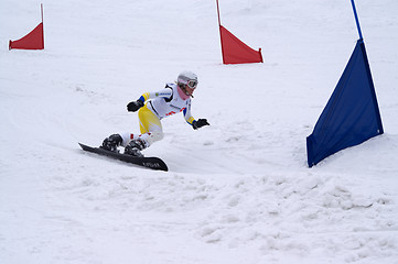 Image showing Snowboard. Competition.