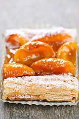 Image showing Apricot fruit strudel