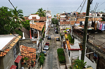 Image showing City street in Puerto Vallarta, Mexico