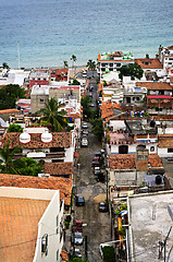 Image showing City street in Puerto Vallarta, Mexico