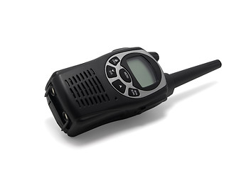 Image showing Black walkie talkie