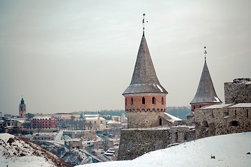 Image showing View to castle and town