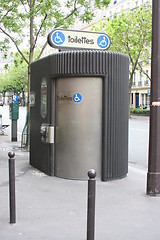 Image showing Public Toilette - Paris, France