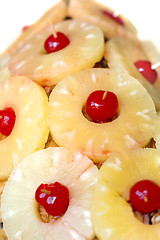 Image showing Garnished Pineapple Ham