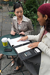 Image showing Business Women Talking