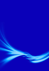 Image showing Blue Wavy Background