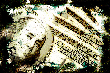 Image showing Grungy Money Background