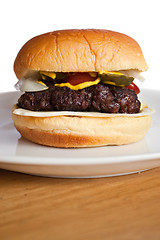 Image showing Homemade Cheeseburger 