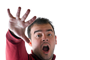 Image showing Terrified Man