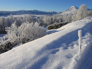 Image showing Winter in Lykkja, Hemsedal