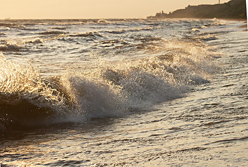 Image showing Sunset sea