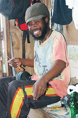 Image showing rasta craftsman