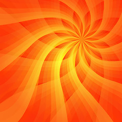 Image showing Abstract Vivid Orange Background