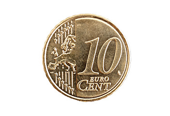 Image showing Euro coin macro