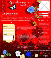 Image showing Web template 