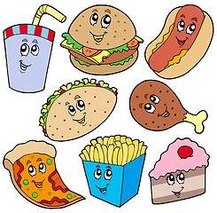 Image showing Fast food collection