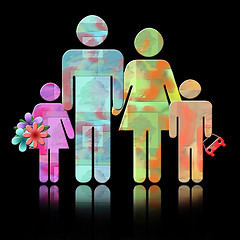 Image showing  Abstract Family