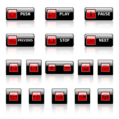 Image showing Vector buttons 