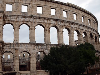 Image showing Amphi Theatre in Pula (Croatia)