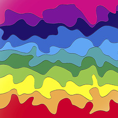 Image showing Multicolored paint