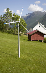 Image showing Small windmill