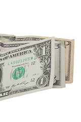 Image showing Several dollar bills