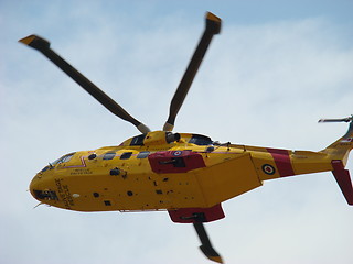 Image showing A helicopter.