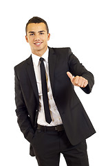 Image showing businessman with thumbs up