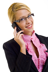 Image showing Beautiful Woman on Phone