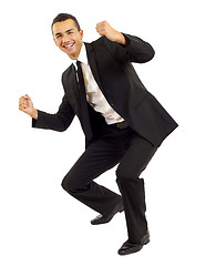 Image showing businessman winning