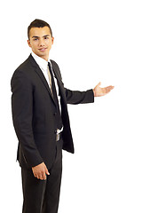 Image showing businessman presenting