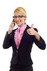 Image showing Happy businesswoman